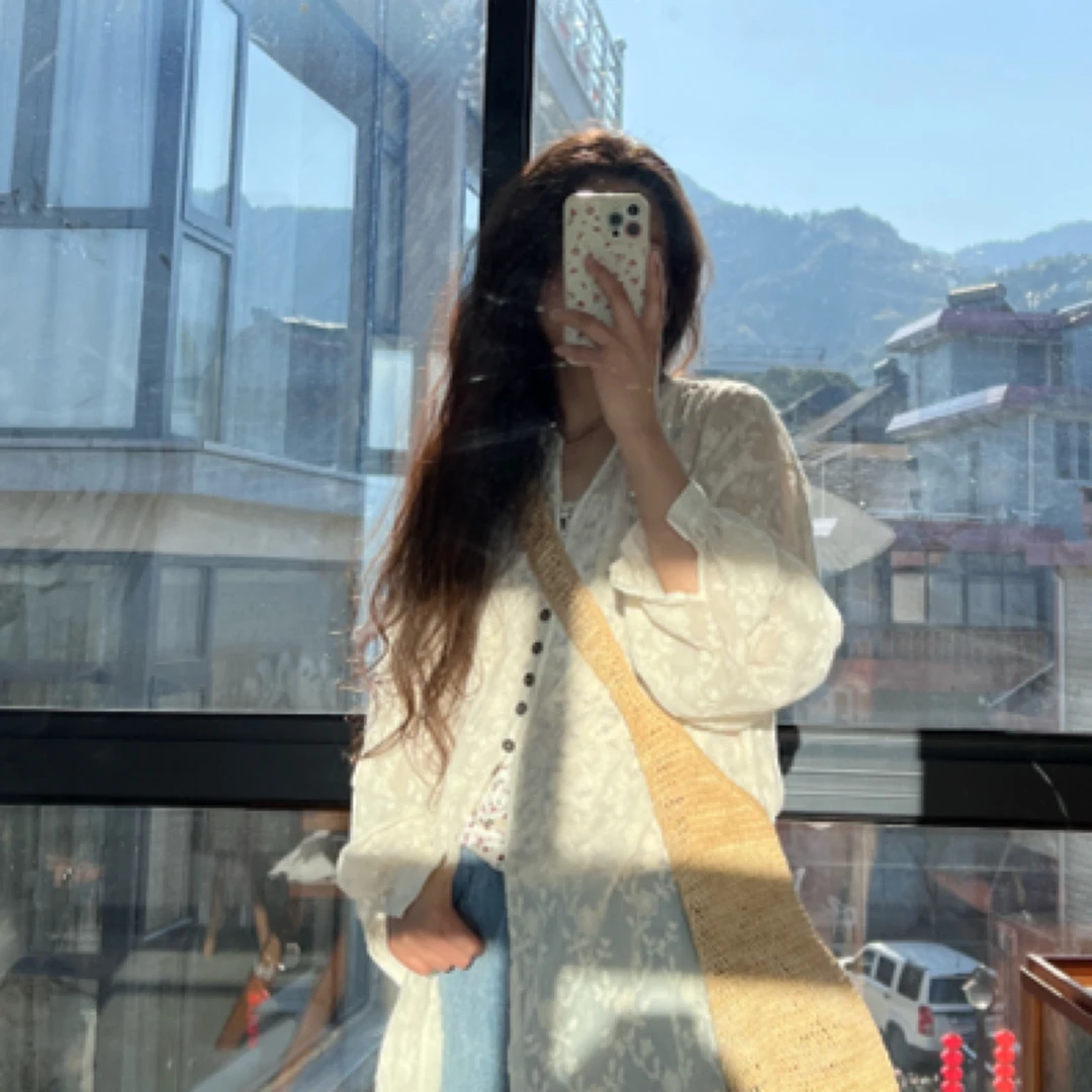法式精致蕾丝开衫