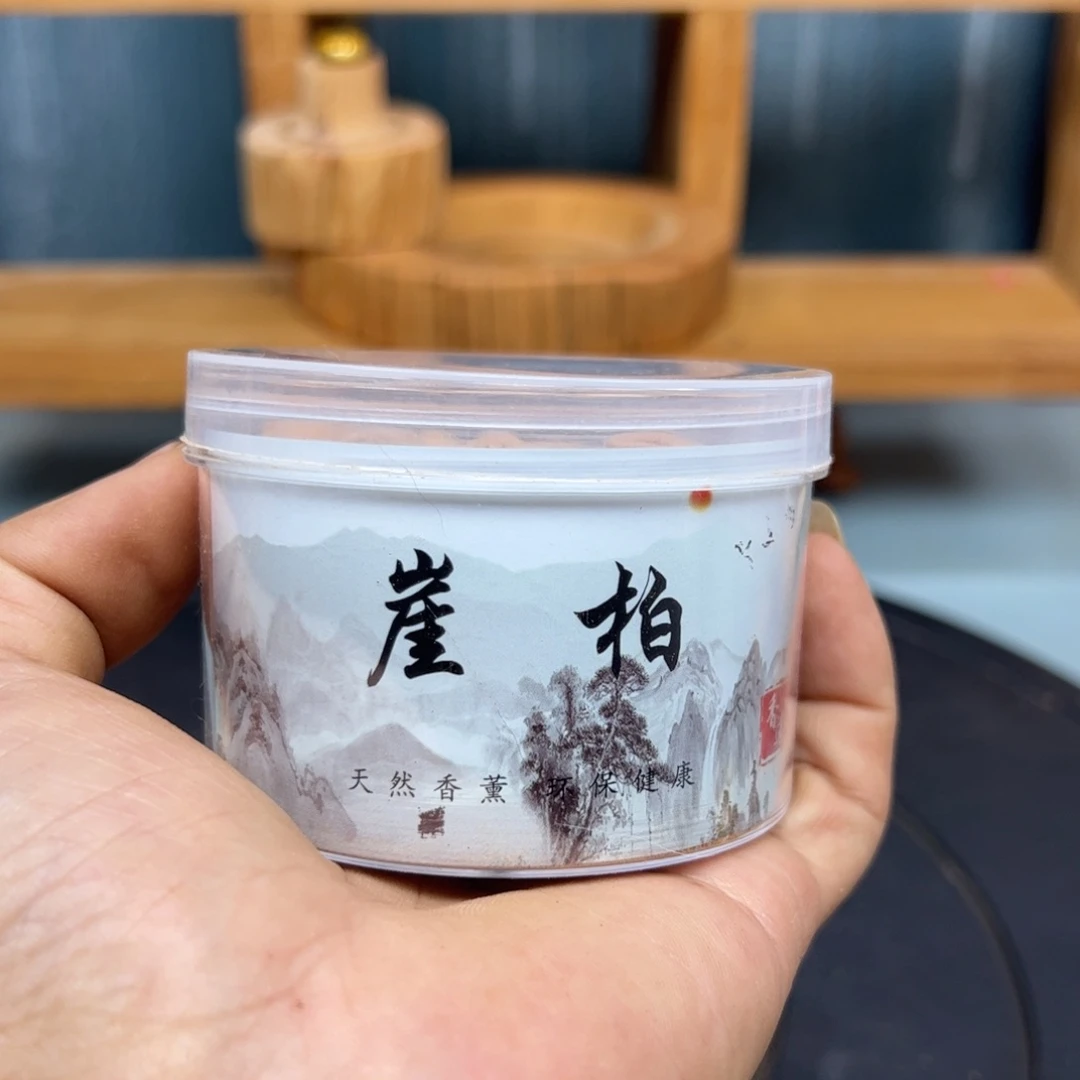 风***起木崖柏20盒倒流香手把件