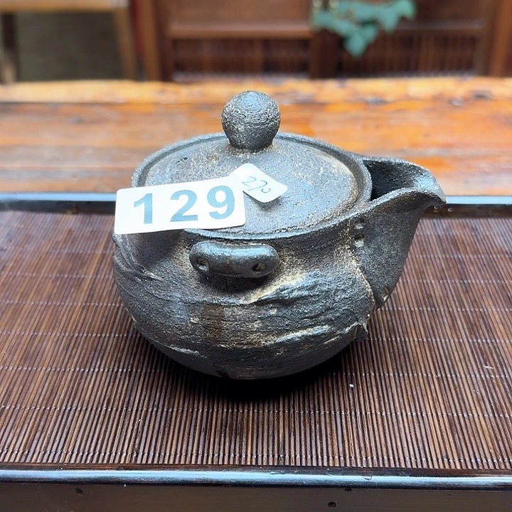纯手工制作粗陶茶具