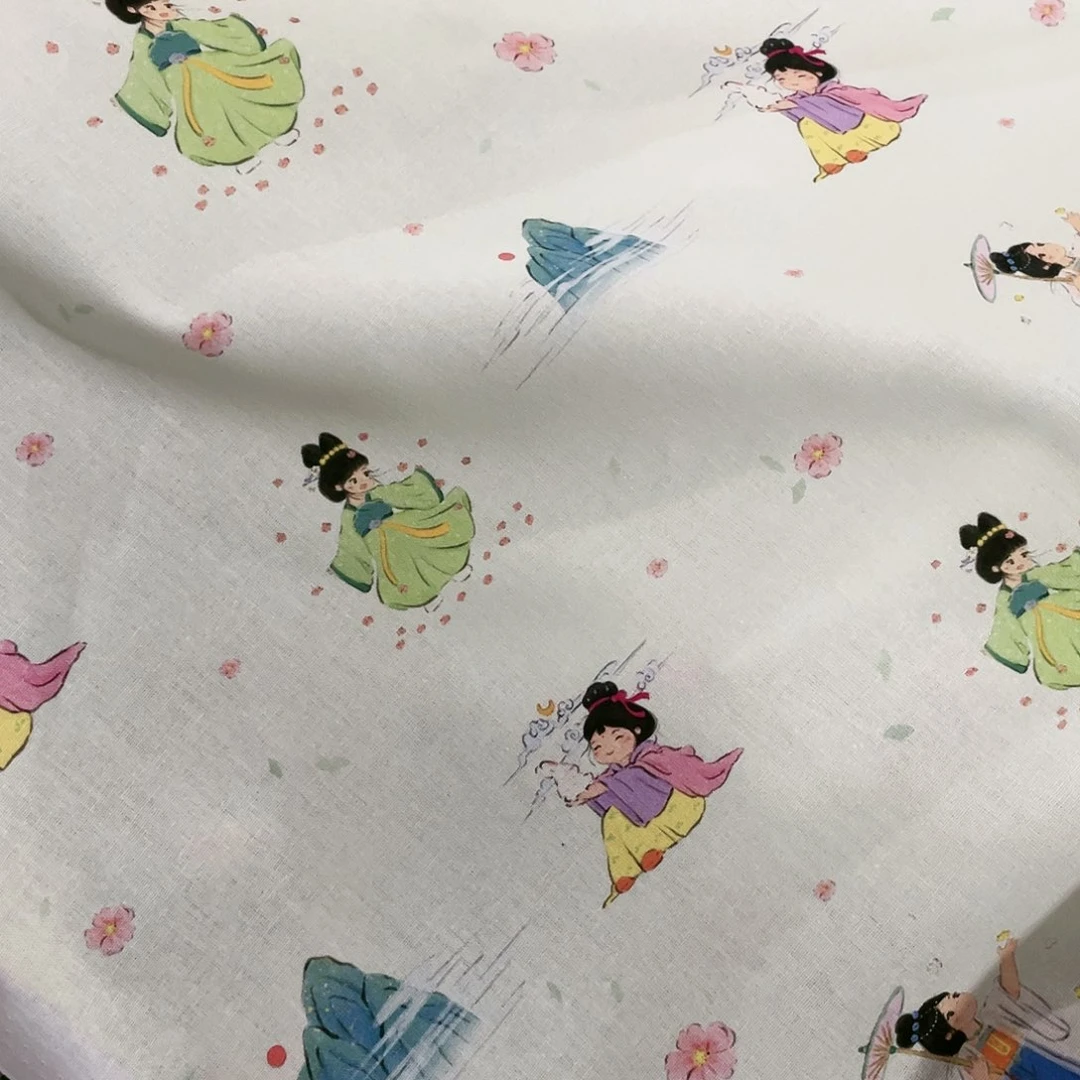 一米价纯棉平布1.1米宽果子布艺地卷