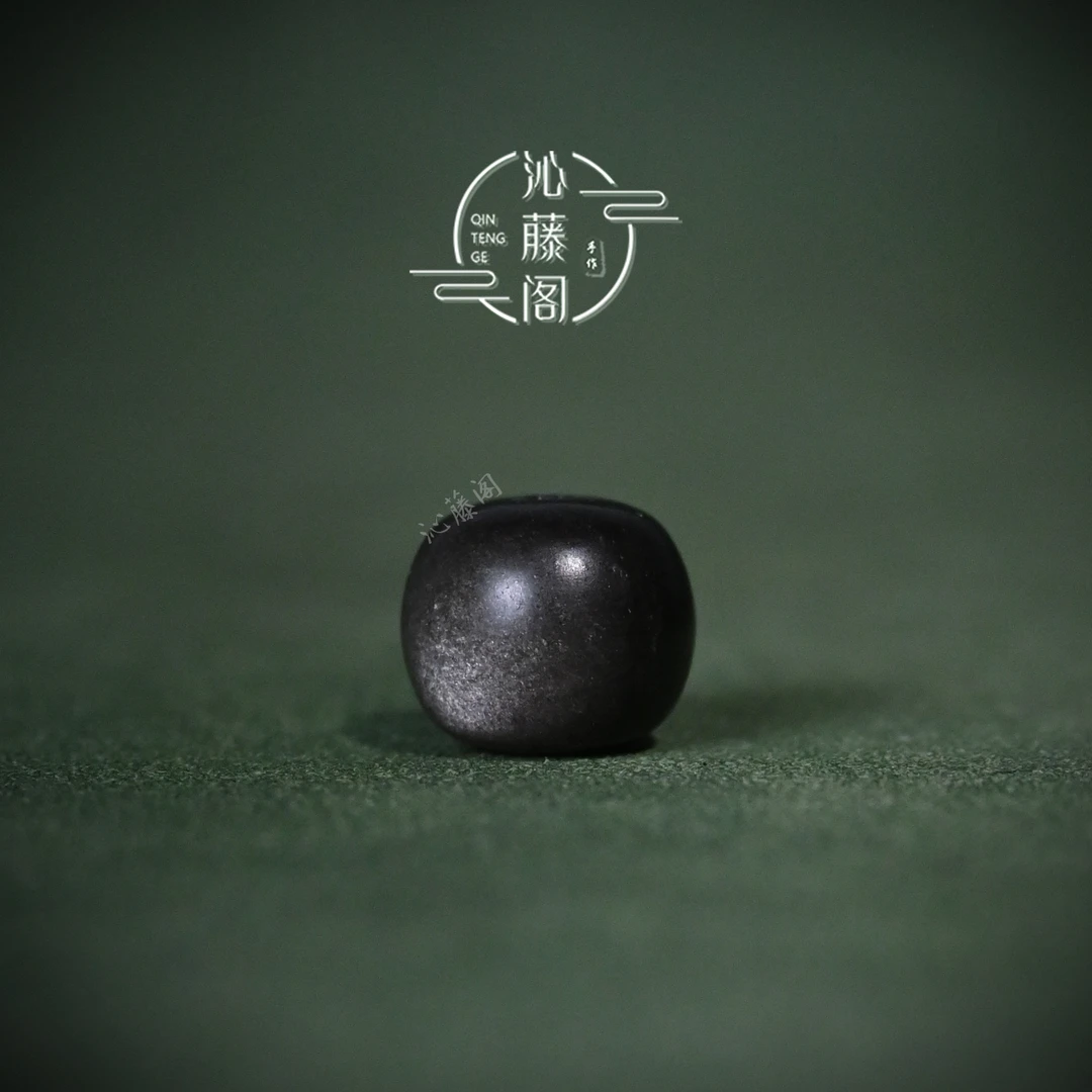 8/10/12MM银曜石老型桶珠单珠文玩108手串手持配饰配珠顶珠散珠子