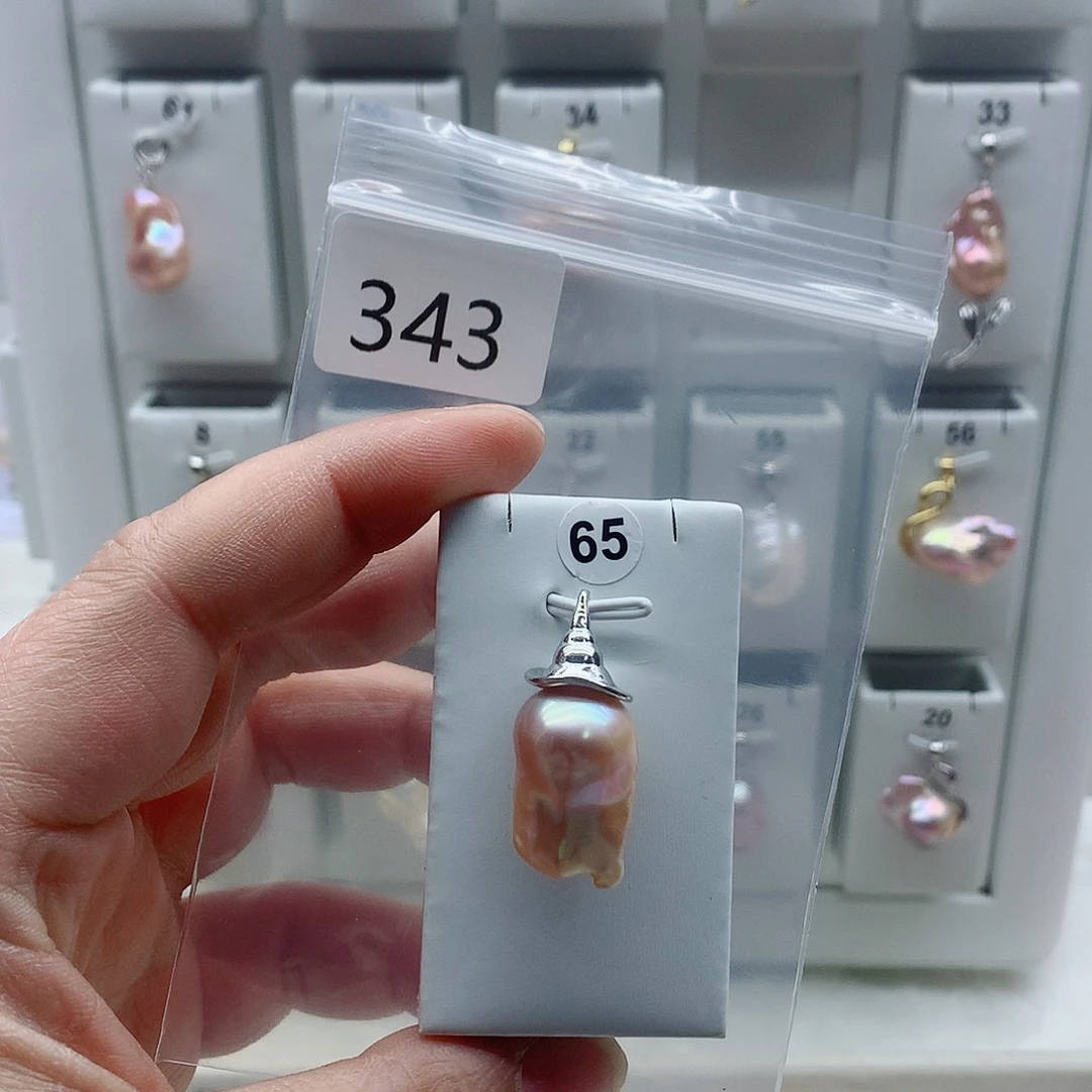 吊坠(不含链)合金淡水珍珠