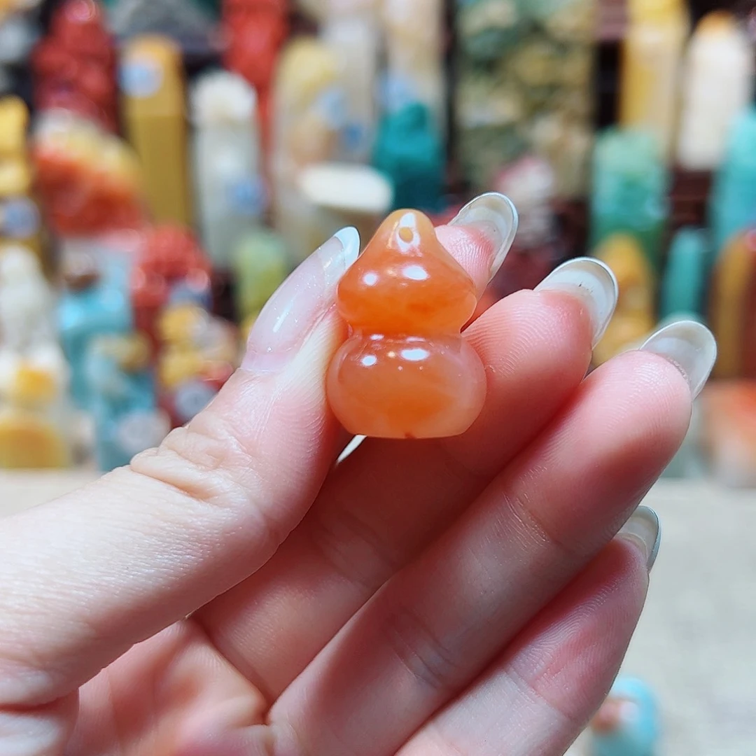 寿山石印石葫芦吊坠
