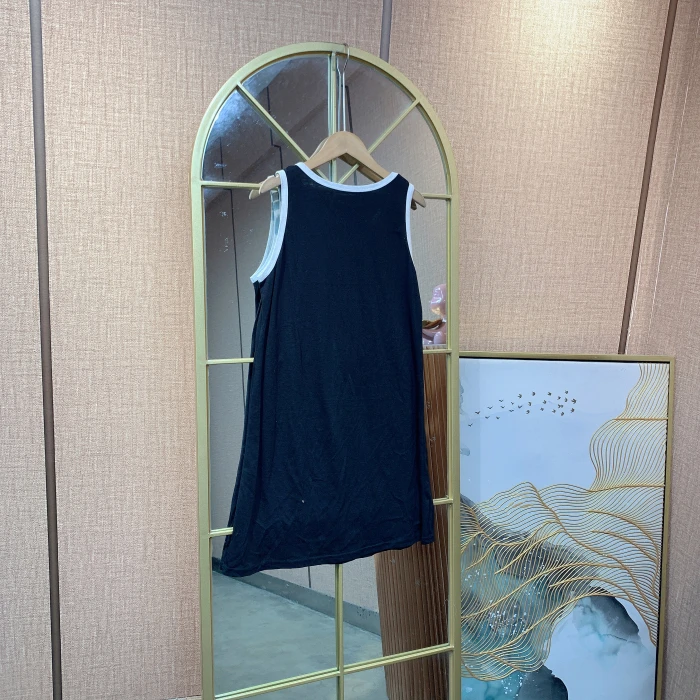 BK157孕妇黑色背心裙90-110