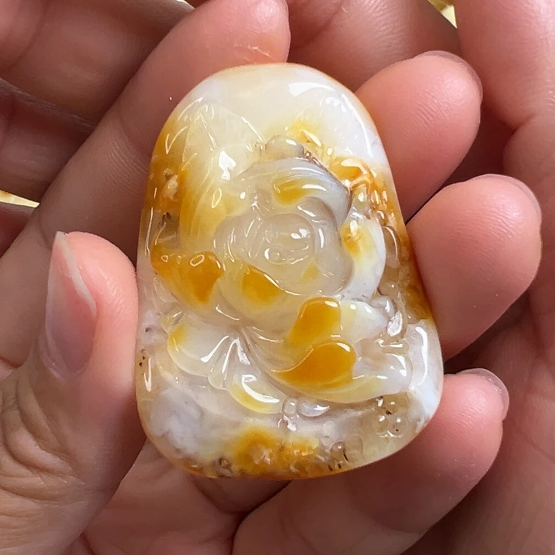 蜜蜡未镶嵌裸石微瑕