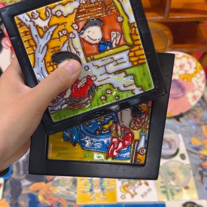 b***q瓷片瓷板画艺术作品