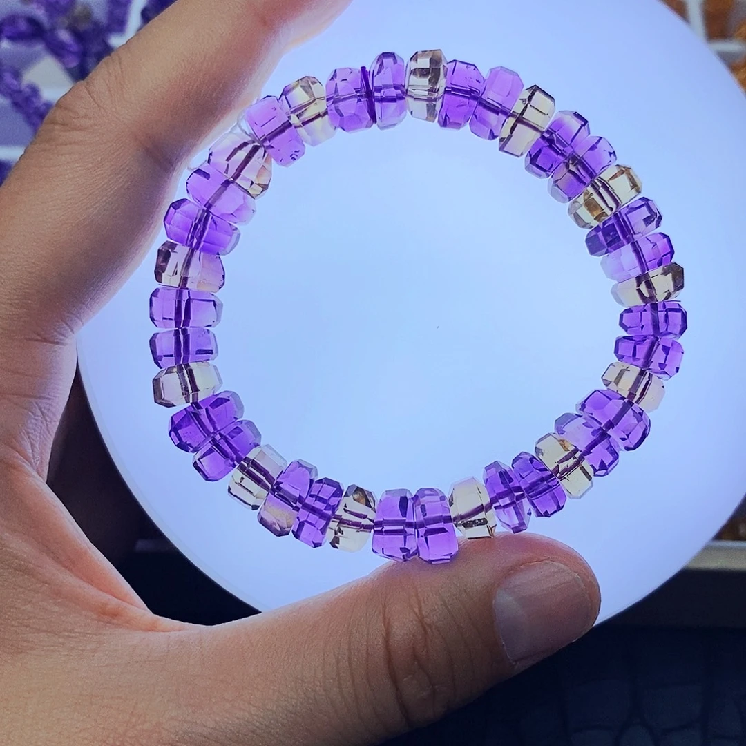 水晶未镶嵌手串天然