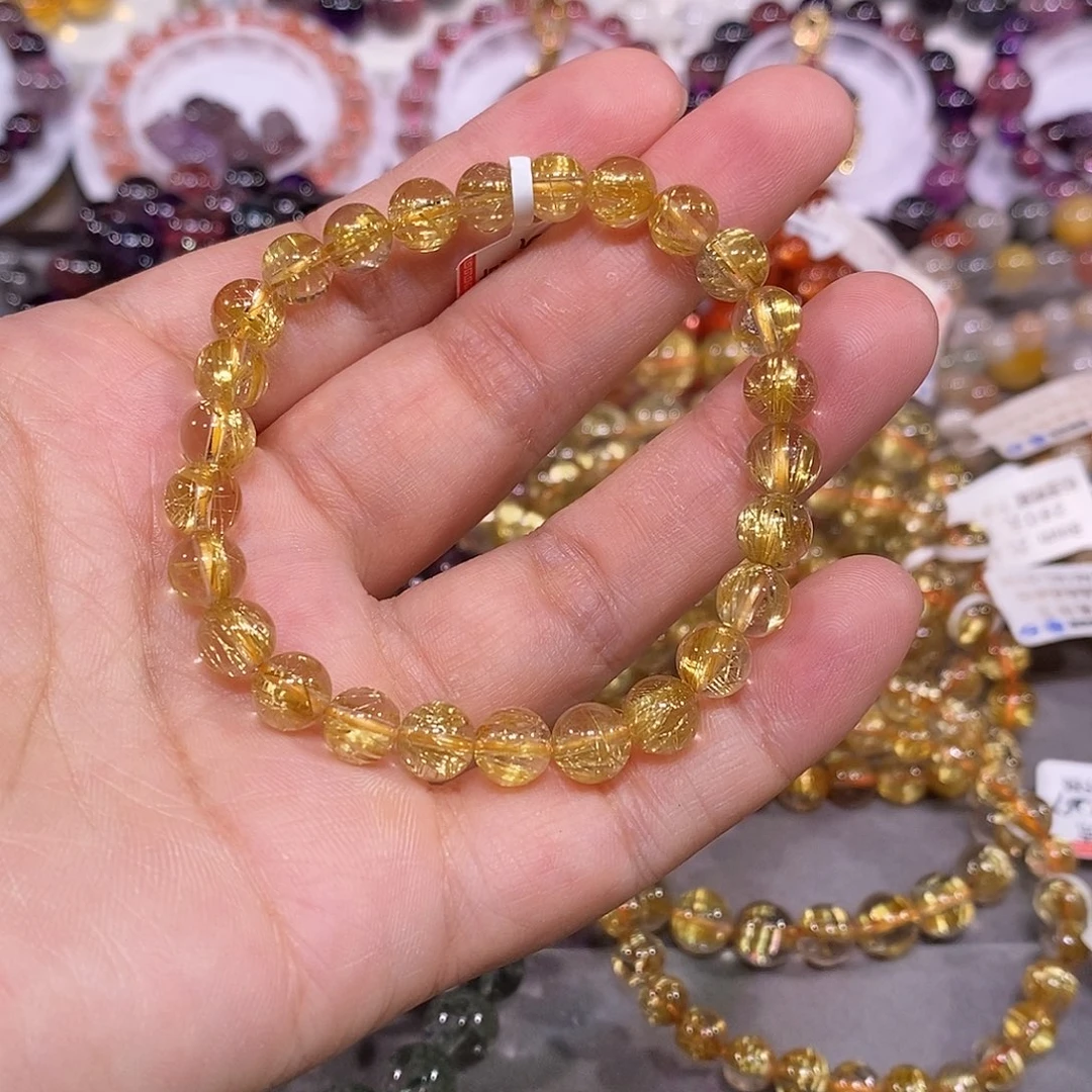 未镶嵌手链水晶金钛晶7