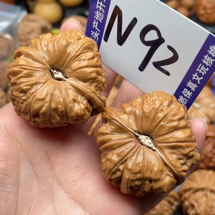 文玩核桃把件南瓜44尺