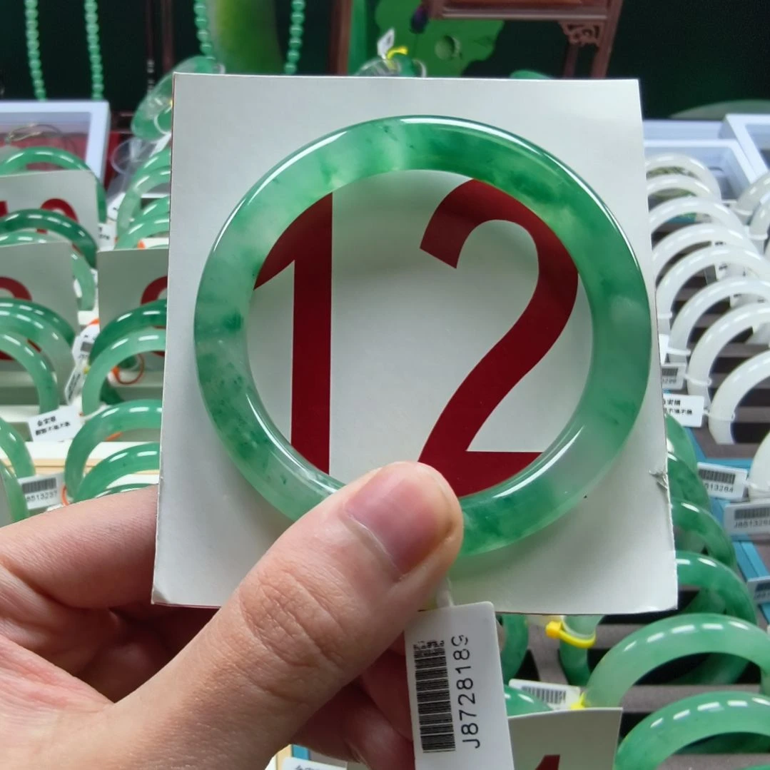 石英质玉（非洲翠）未镶嵌手镯非洲翠手镯