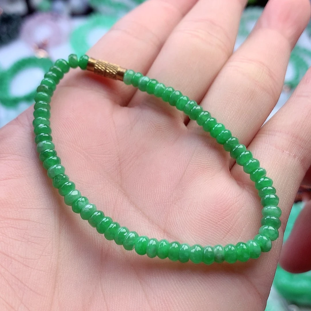 未镶嵌手链翡翠手串