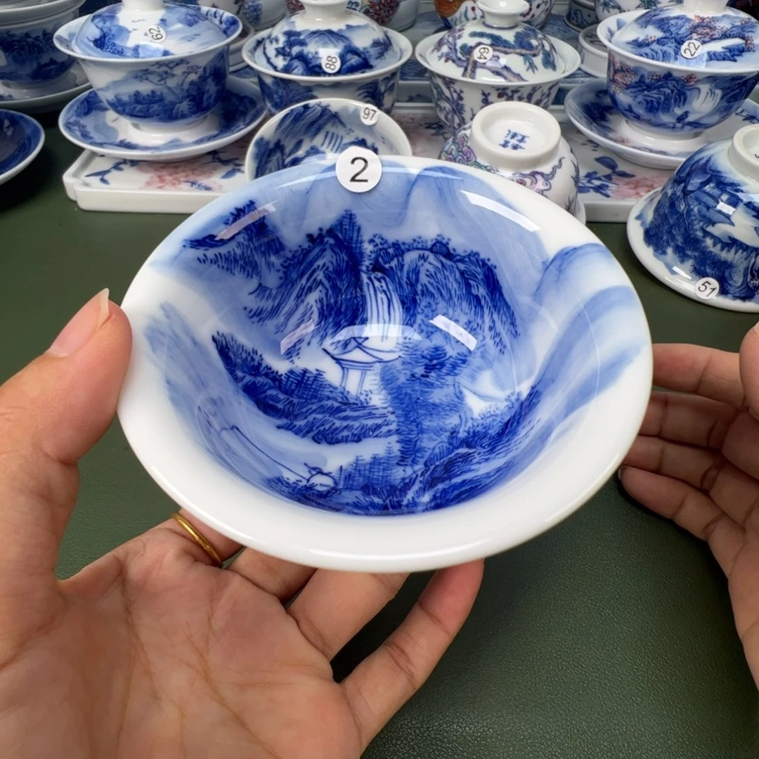 景德镇纯手工纯手绘茶具木木2