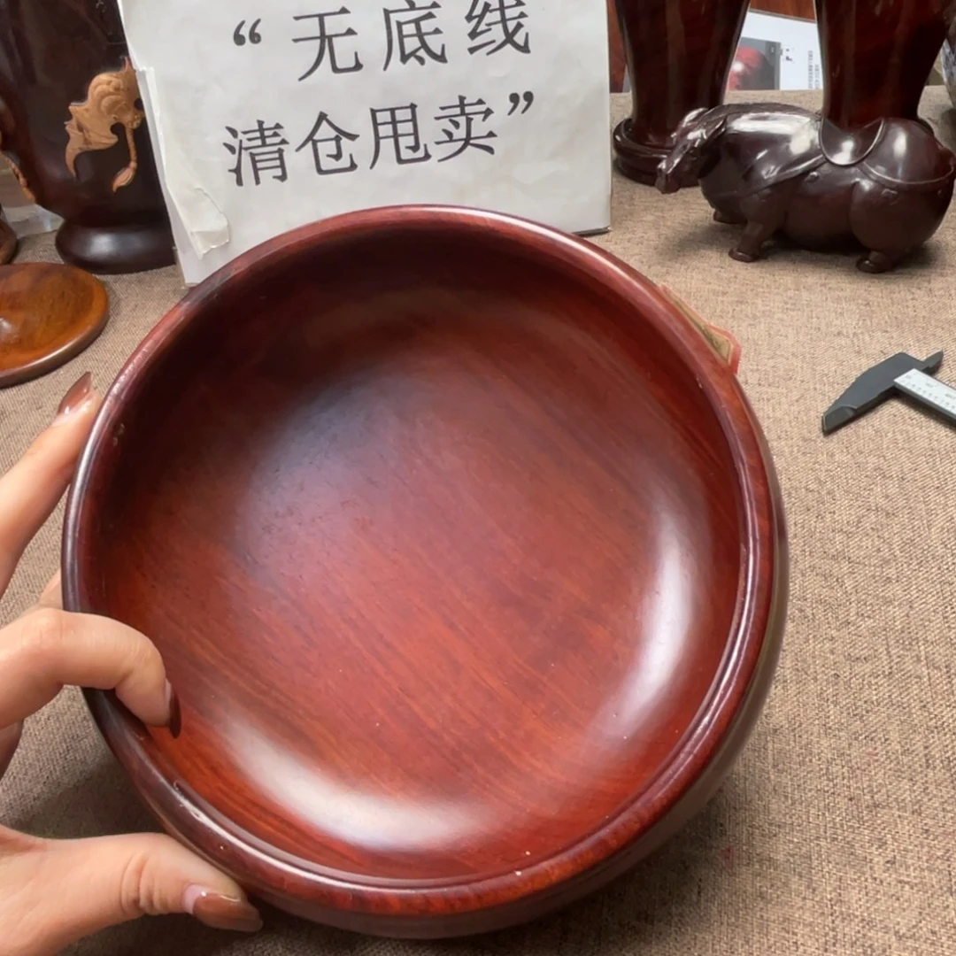 大果紫檀（缅甸花梨）罐子