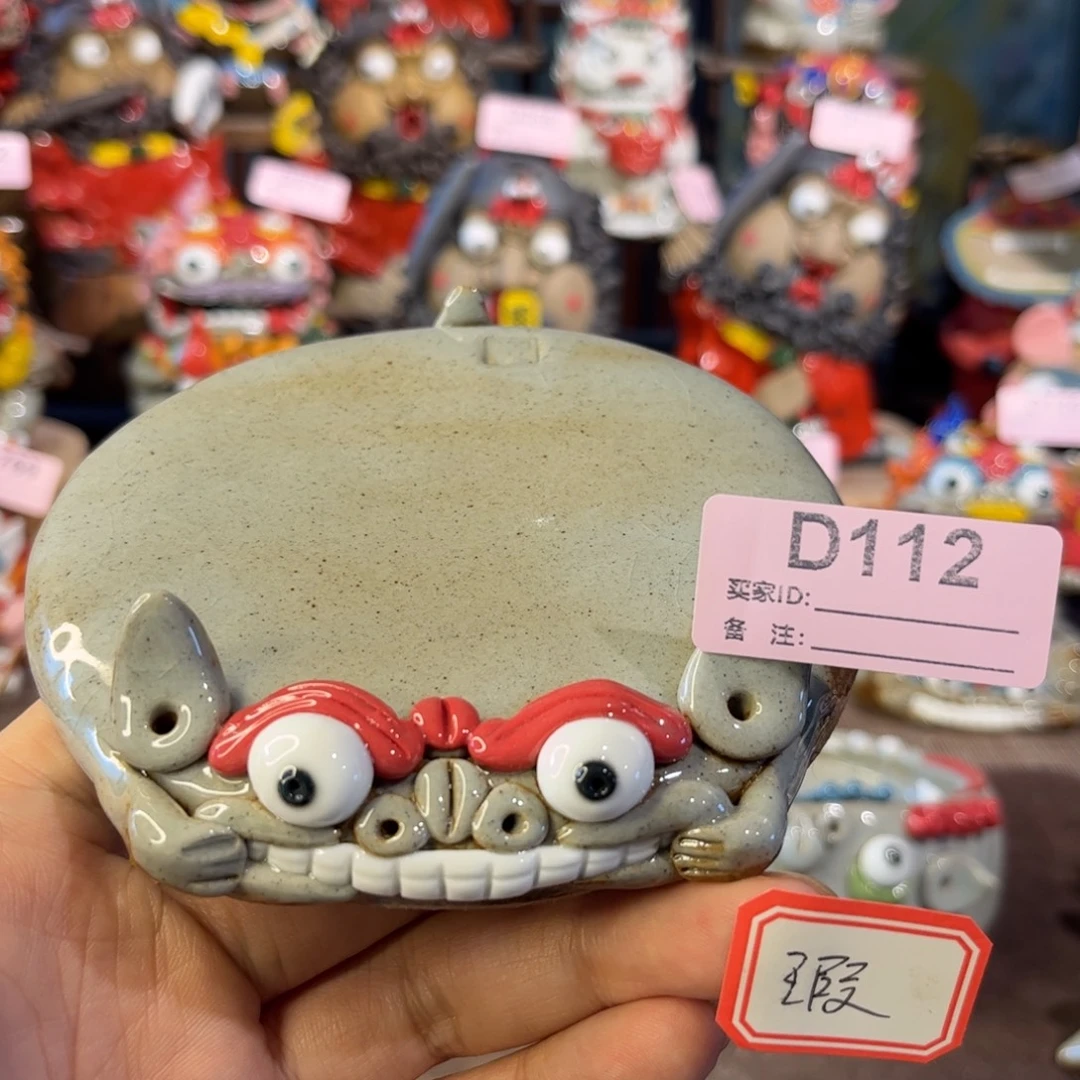 泥塑纯手工茶宠摆件