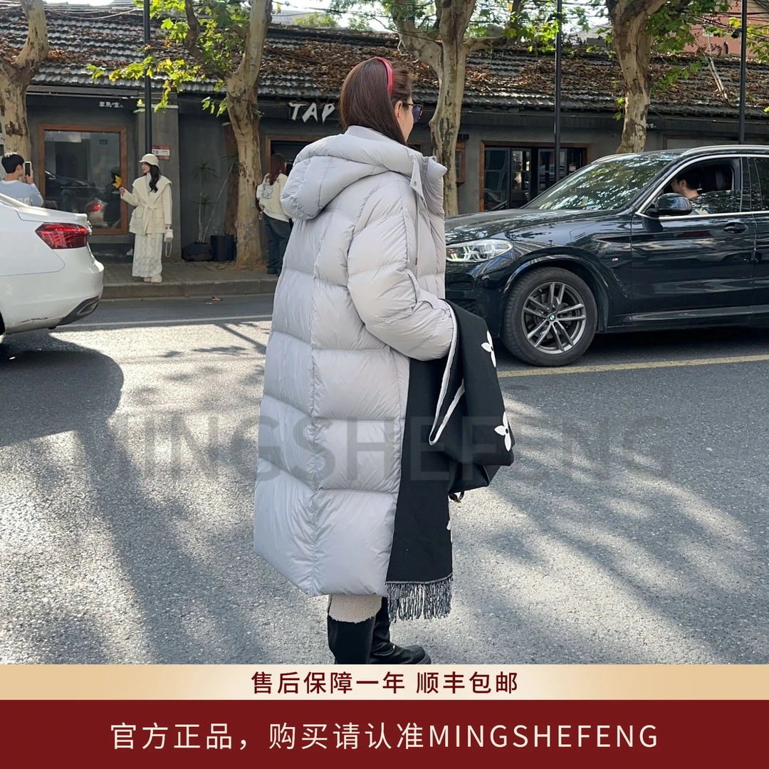 品牌战袍95白鸭绒云朵零压感羽绒服2024年冬季加绒加厚保暖羽绒服