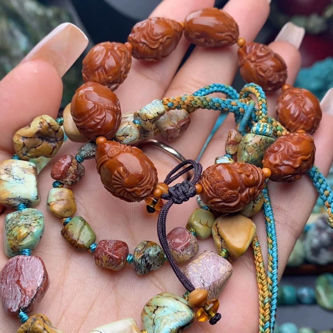 橄榄核把件马**?一一676544