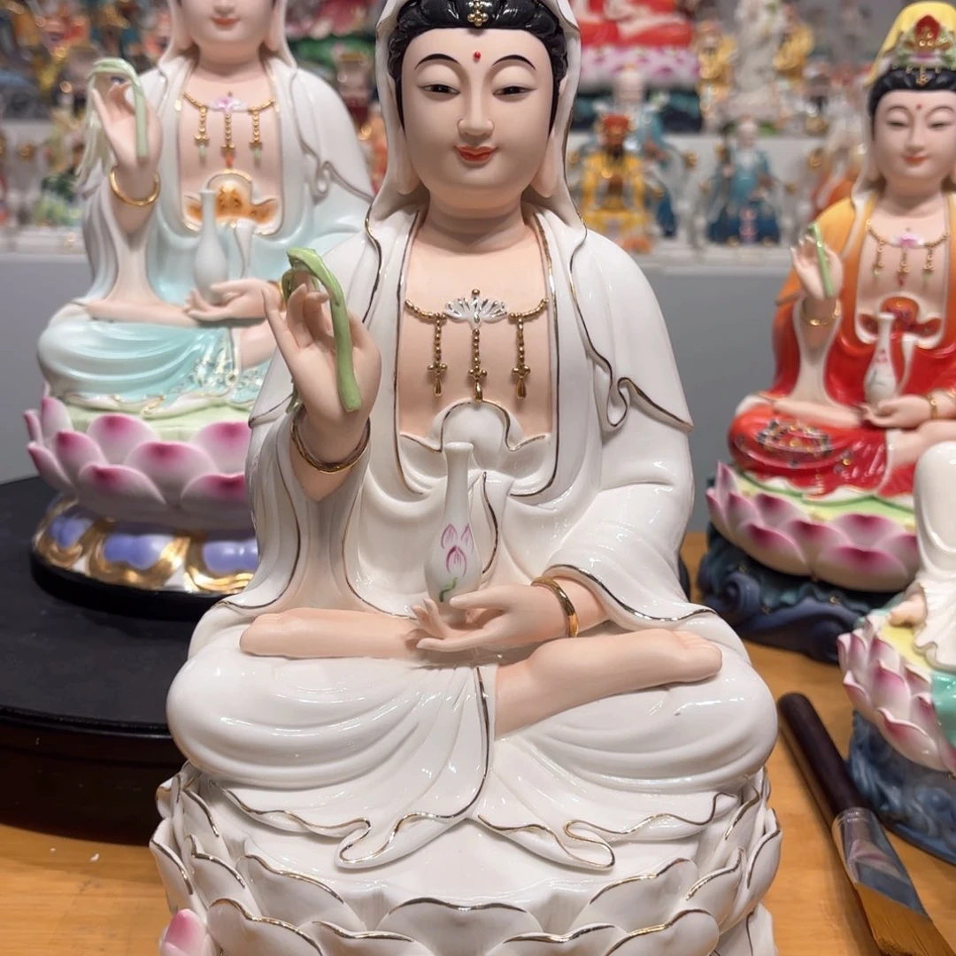 【闪购商品】瓷片瓷摆件观音12吋