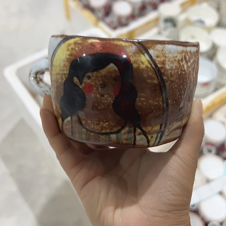 摆件手捏手绘8888888