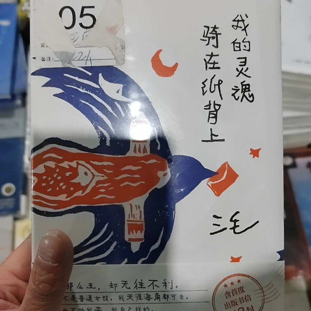 我的灵魂骑在纸背上