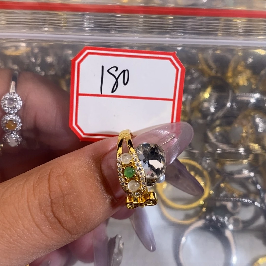 翡翠戒指合金翡翠首饰