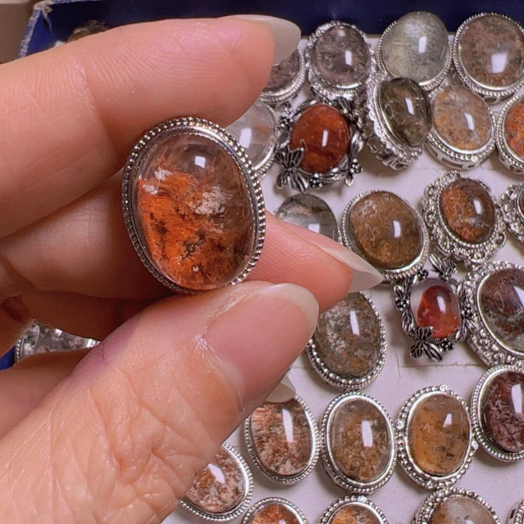 水晶手链银S800镀金镶嵌浅****