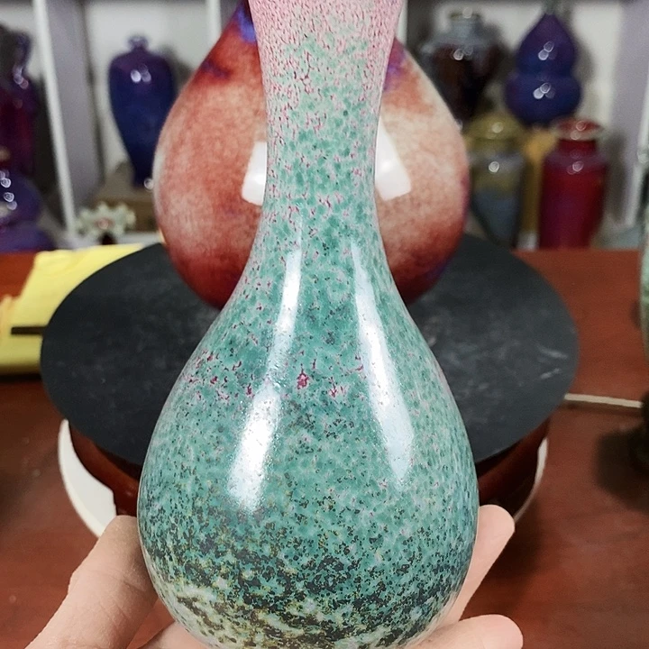 尚峰钧窑作品丹瓶