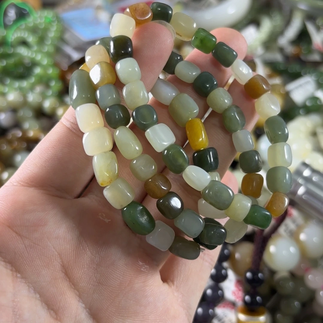 未镶嵌手链和田玉随机发一