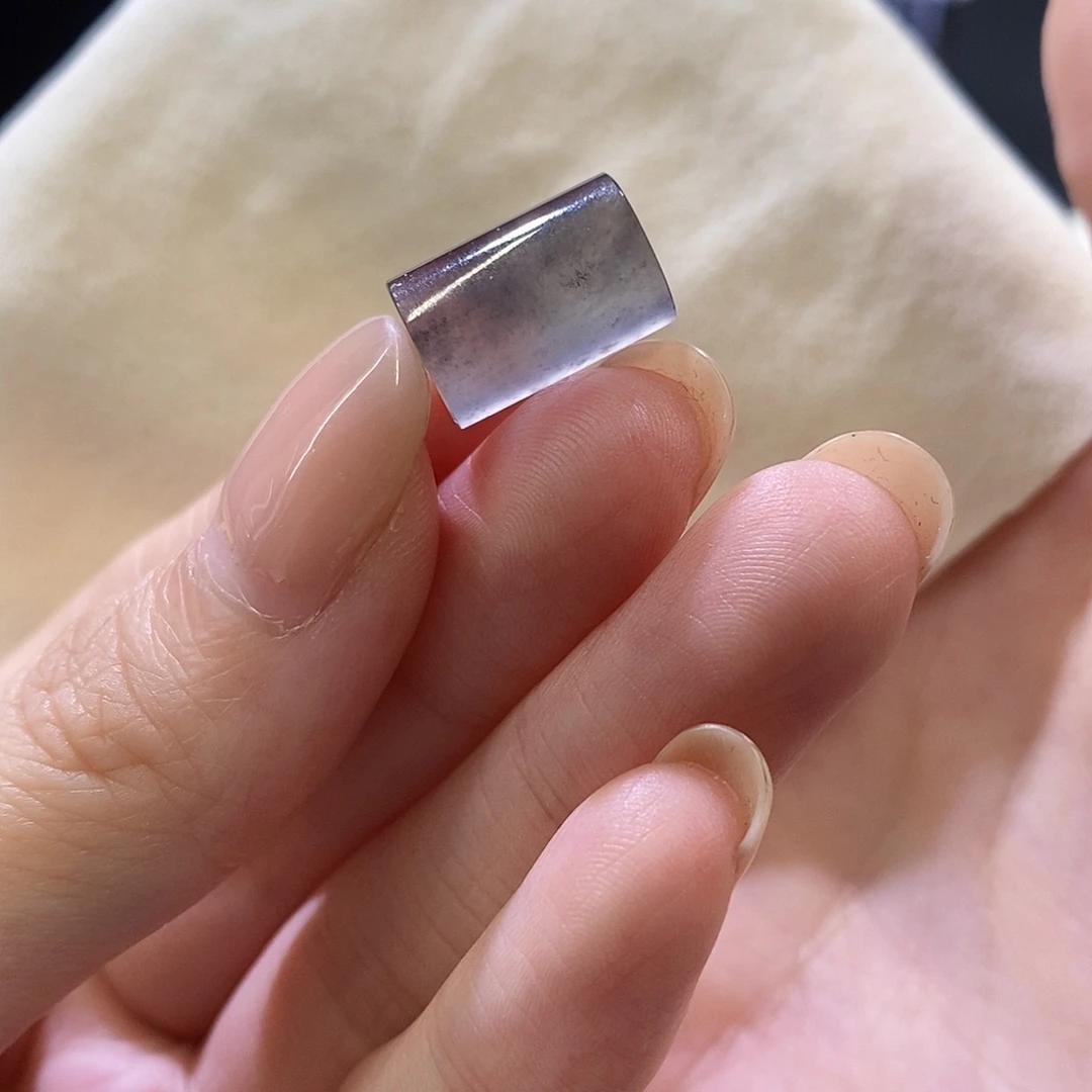 未镶嵌挂件翡翠黑冰桶珠卡13.7/9.2