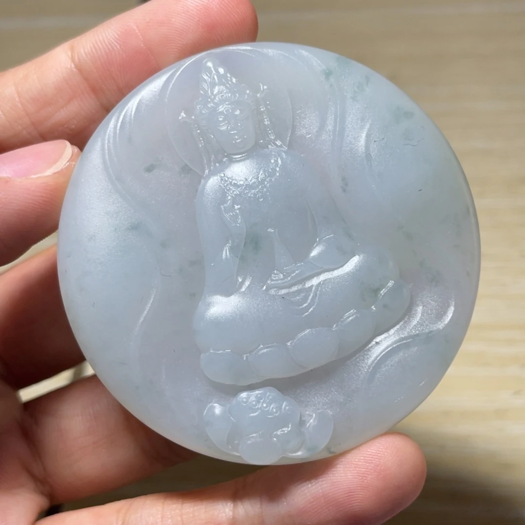 未镶嵌定制翡翠素衣