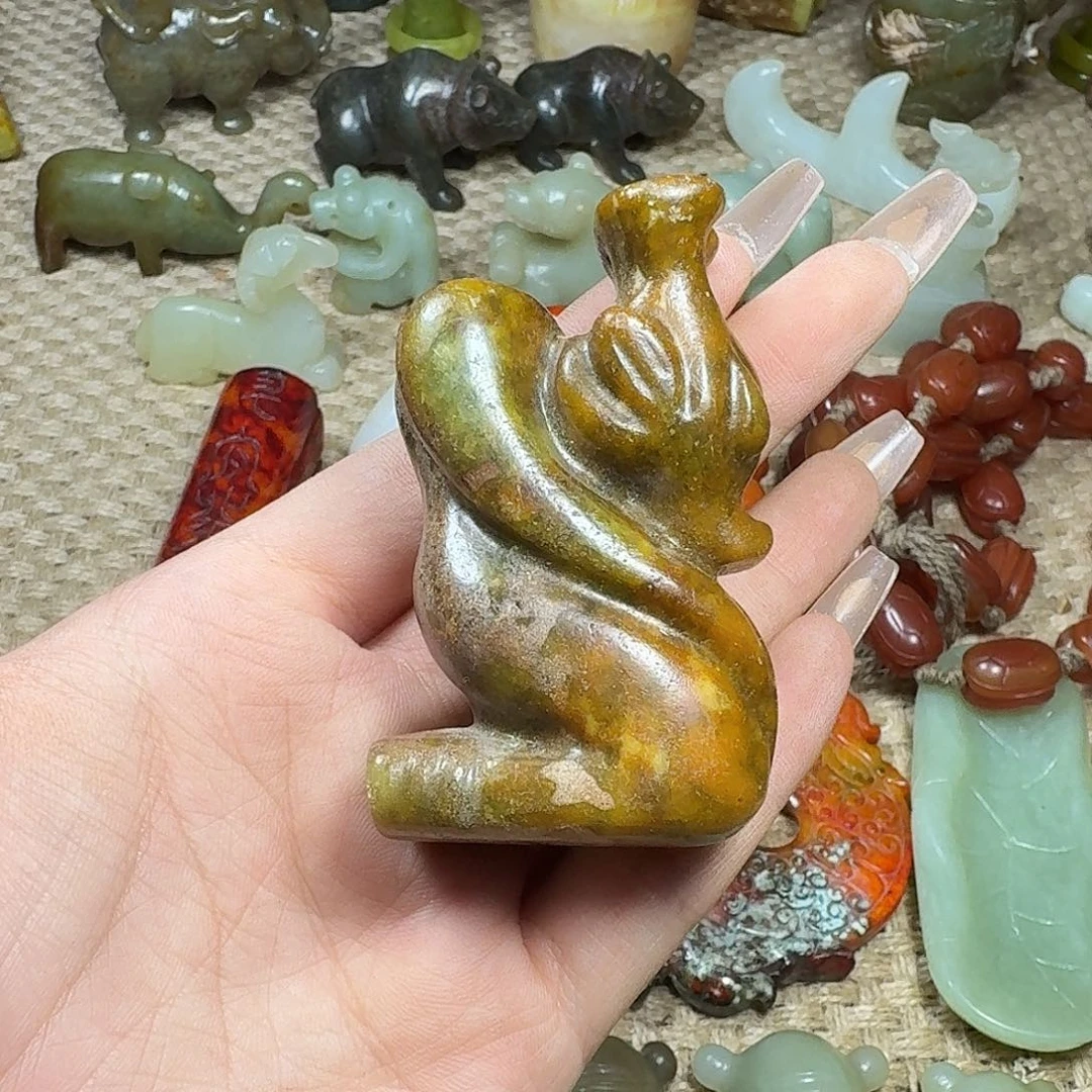 白玉菩提吊坠挂件
