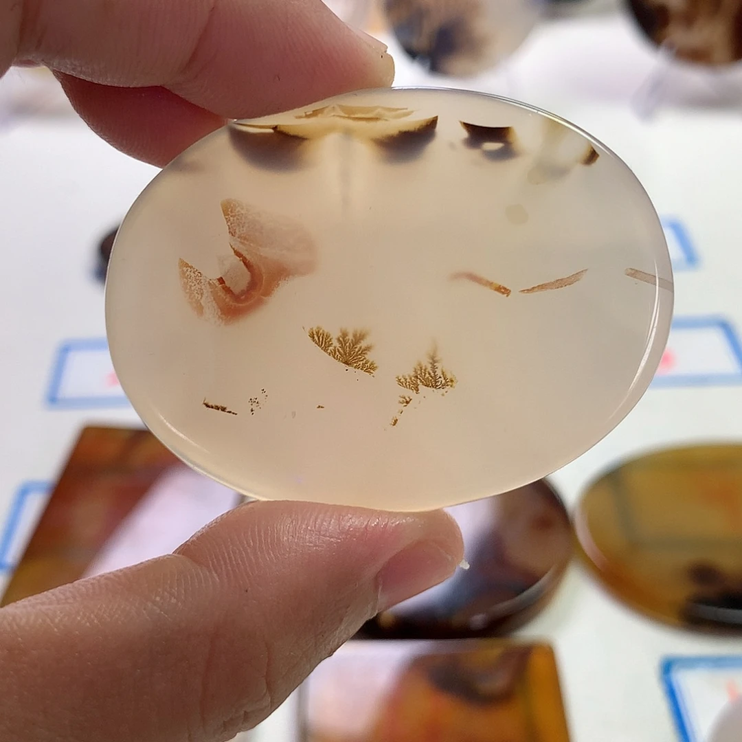 未镶嵌玛瑙/玉髓珠宝半成品