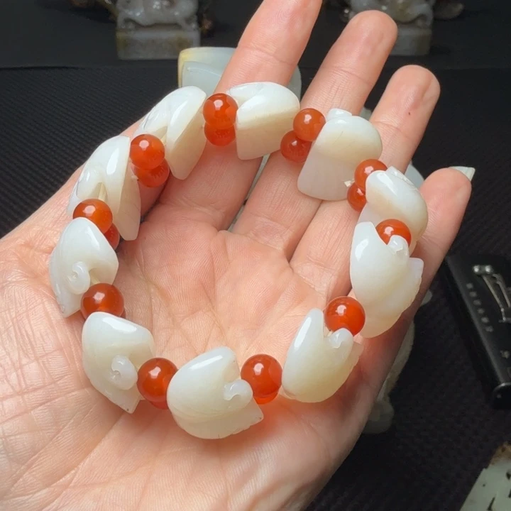 叨***余古玉老收藏珍品手链