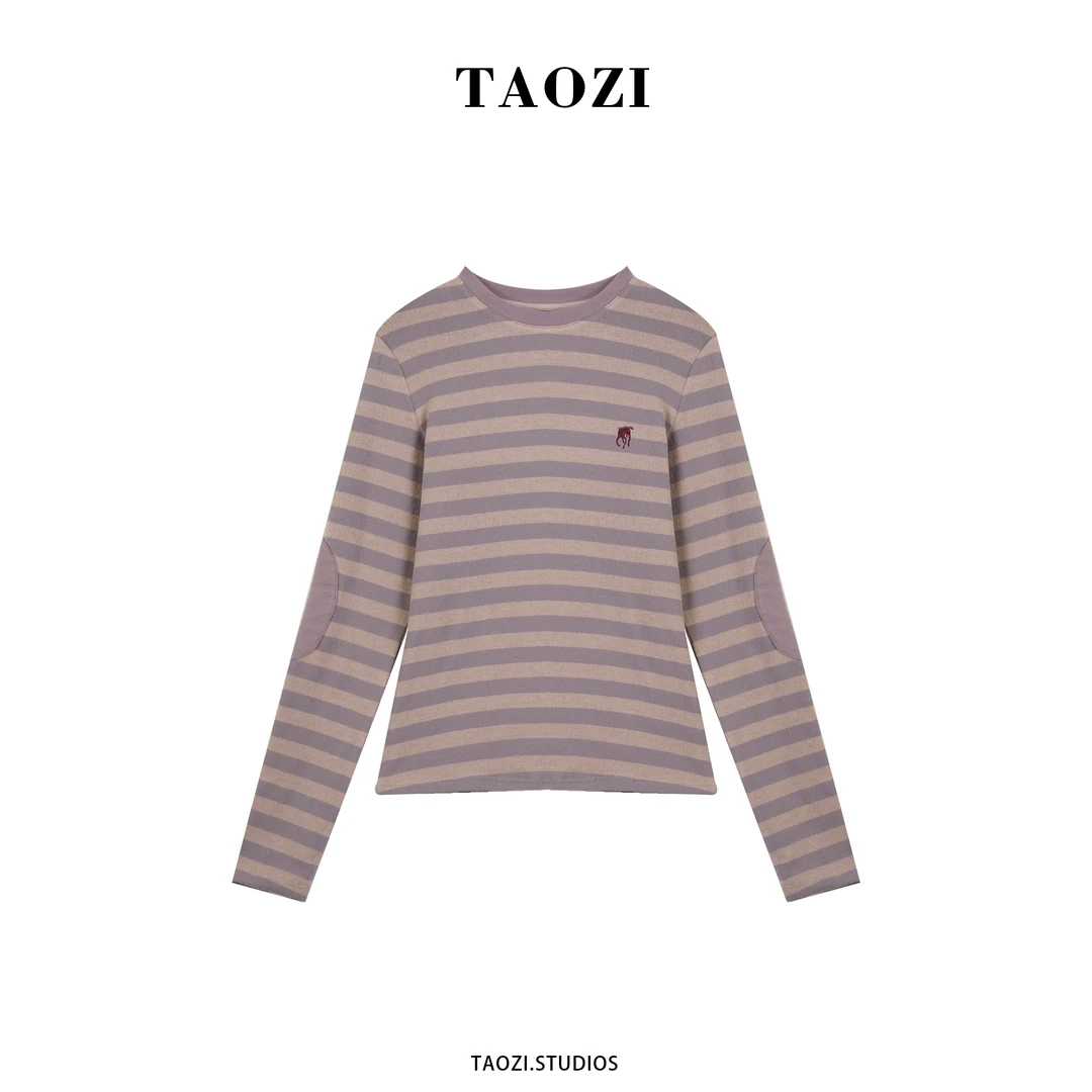 【汶汶】2025秋冬新款百搭简约时尚长袖上衣TZD399