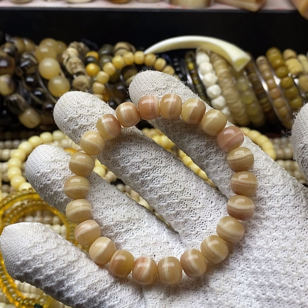 悦***己牛骨手串/手链驼骨