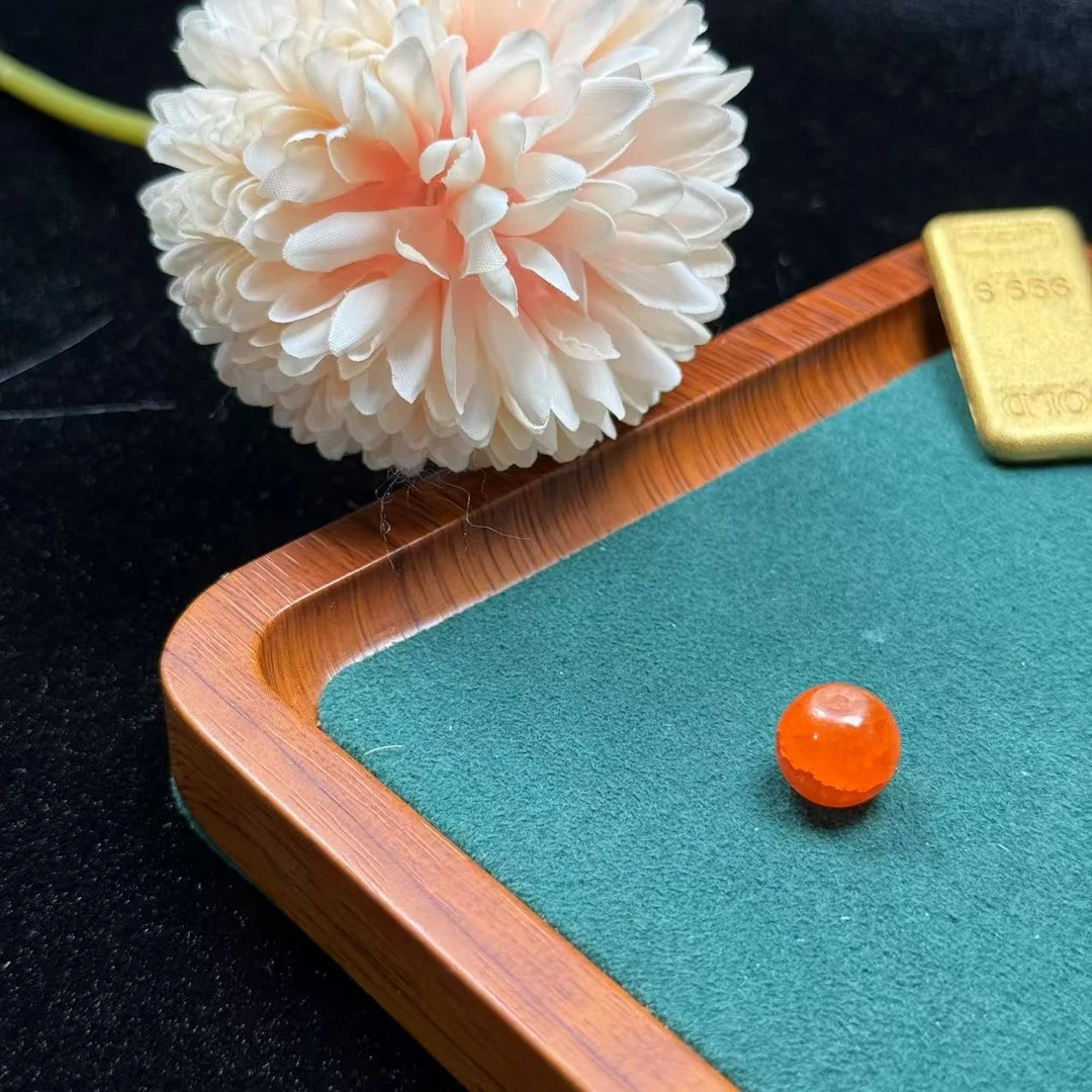 璀璨设计Y1997牛黄单珠玛瑙配摆件J111