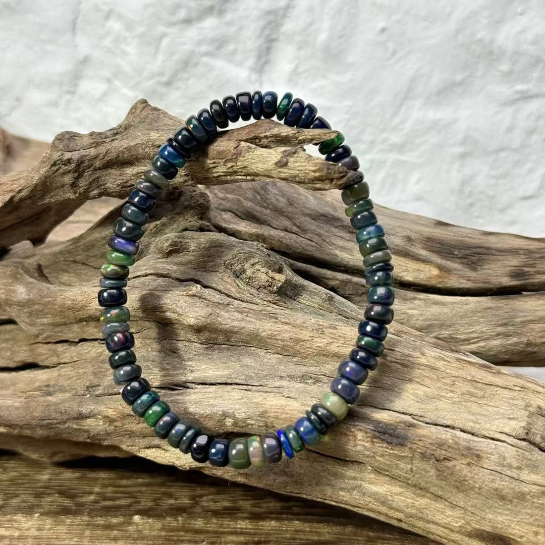 【与帅珠宝】欧泊单圈手链D122308—多样性发其一