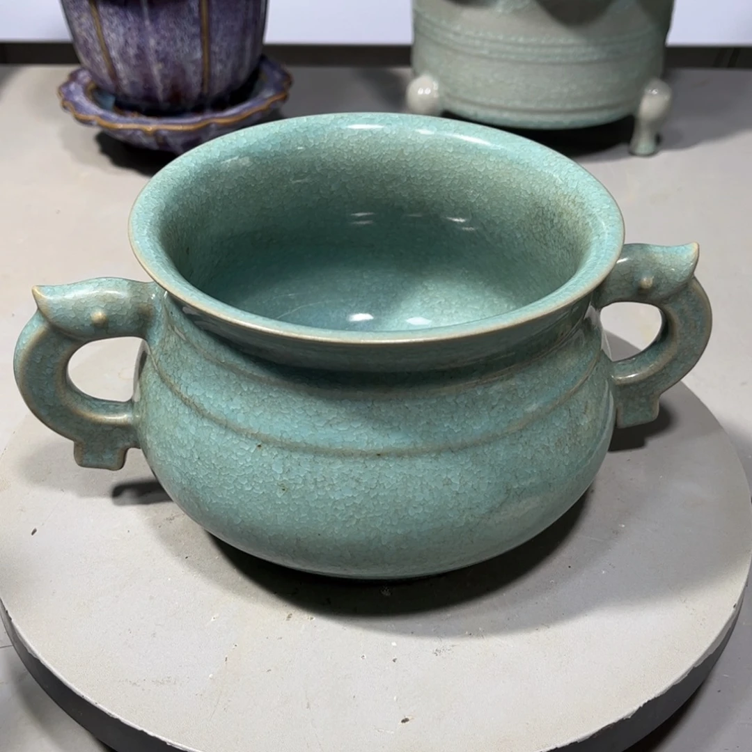 瓶汝窑瓷器品相完美