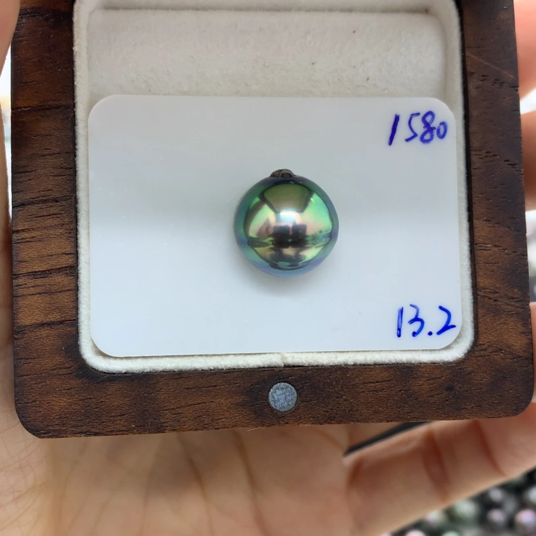 海水珍珠裸珠油辣裸珠13.2mm
