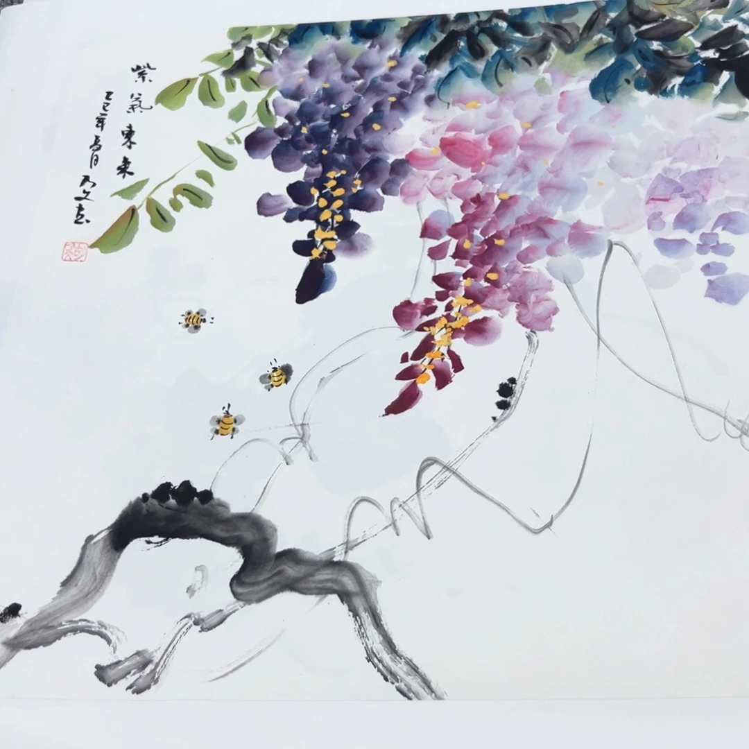 国画国画作品多次入选国内外展出