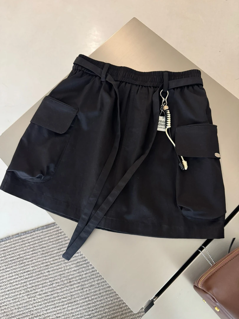 十三行3R3-夏季福秒口袋设计工装半裙#66003