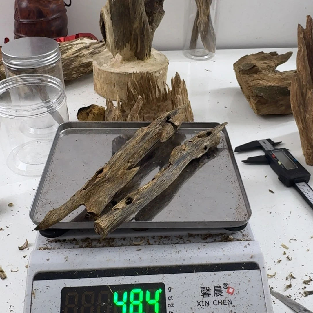 沉香碎屑沉香绿绮楠沉香48克