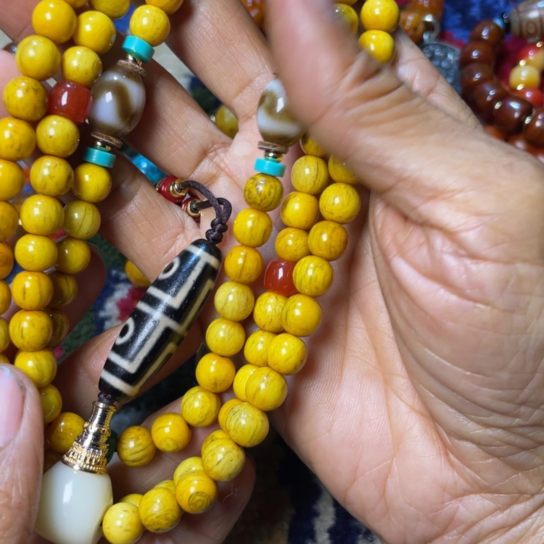 一***阳鹿骨手串/手链小姐姐