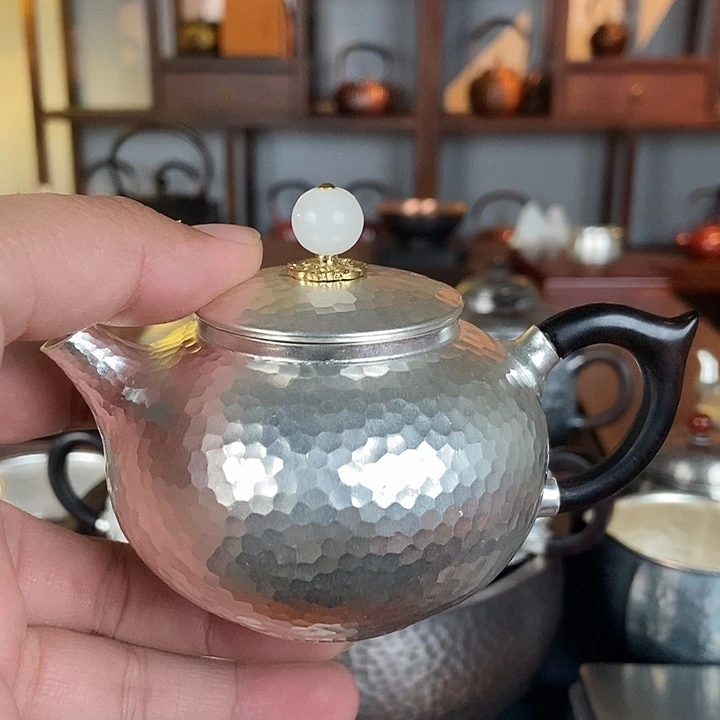 事***圆纯手工制作一铜壶制作