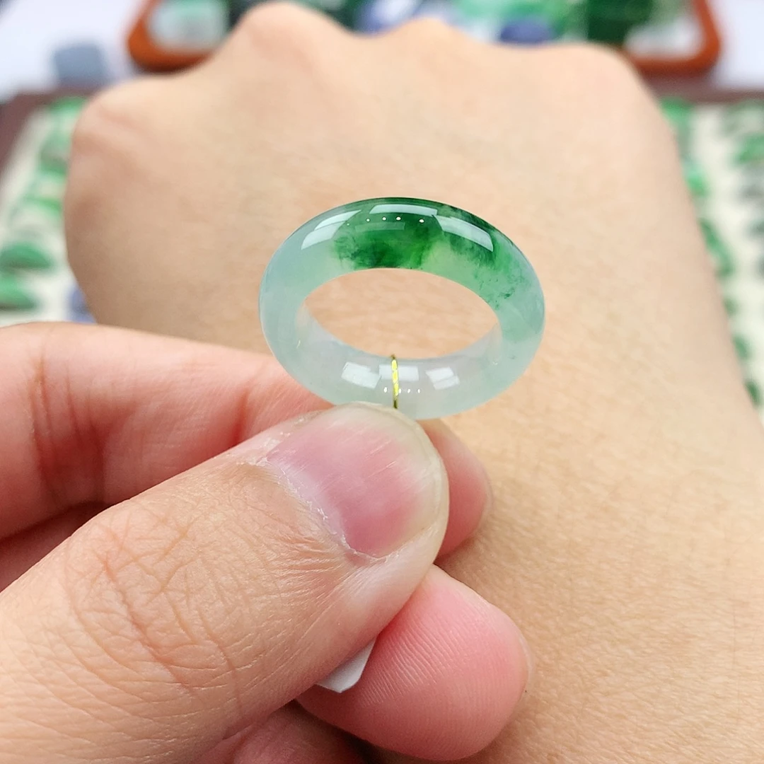 未镶嵌戒指翡翠9号