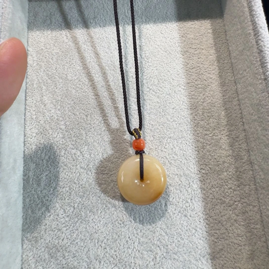 抖***康和田玉（糖玉）未镶嵌吊坠(赠链)