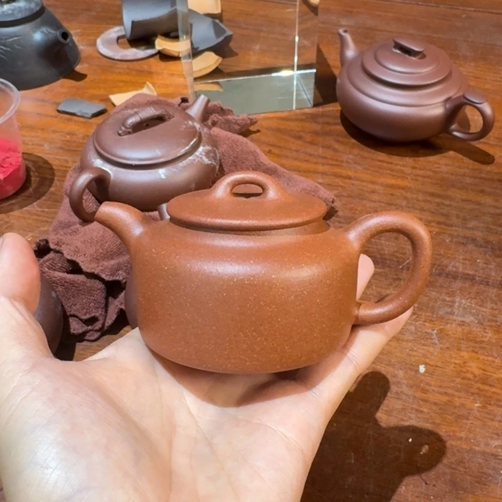紫砂茶壶原矿原石的制作方法