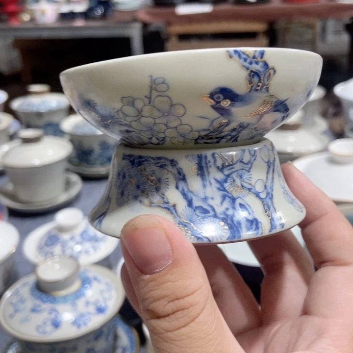 摆件落*茶具微瑕，介意勿拍