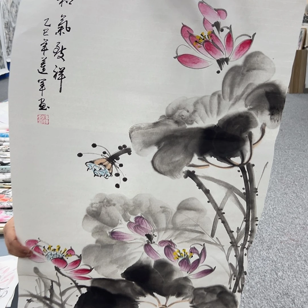 国画纯手绘字画教程分享