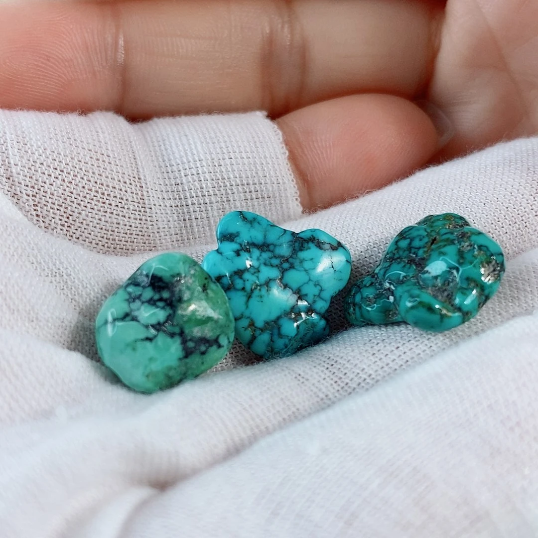 绿松石珠宝奇石未镶嵌