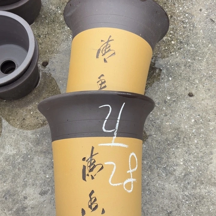 紫砂花盆紫砂的花